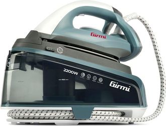 Girmi Girmi Sistema Stirante Continuo 2200 Watt 3 Bar Filtro Anti-Calcare Funzione Self-Clean 1500 Cc Azzurro Ss04