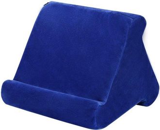 No Brand Soporte Universal Para Ipad Y Tablet - Soporte Acolchado Multi&aacute;ngulo - Apto Para Lectores Electr&oacute;nicos, Smartphones Y Revistas - 23 X 23 X 20 Cm - Azu