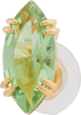 Swarovski Gema Green, Gold-tone Plated Stud Earrings