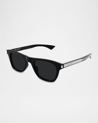 Saint Laurent Men & apos;s SL 879-001 Acetate Square Sunglasses