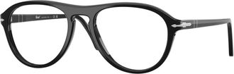 Persol Stijlvolle Bril Lynn Kleur 95 - unisex - Brillen - Zwart - 55 MM - Accessoires