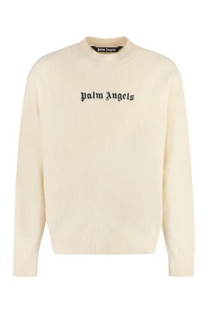Palm Angels Logo Crew-Neck Sweater