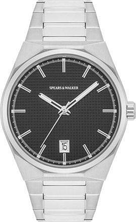 Spears & Walker Mens Quarzuhr - Silver Stainless Steel - One Size