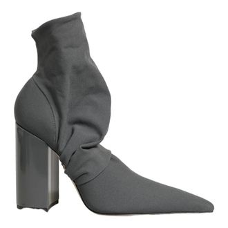 Dolce & Gabbana Heeled Boots, female, Gray, Size: 9 US Ankle Boots