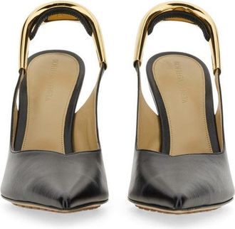 Bottega Veneta Pointed Slingback Heel - Black