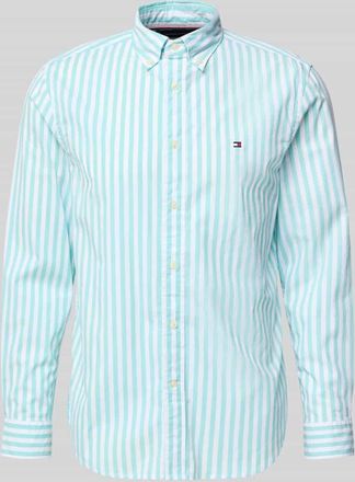 Tommy Hilfiger Regular Fit Freizeithemd aus Baumwoll-Popeline in Tuerkis, Gr&ouml;&szlig;e XXL