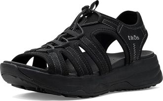 Taos Footwear Superfly Womens Sandals Black/Black : 11 M, Leather