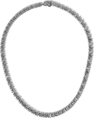 Nadri Cubic Zirconia Baguette Collar Necklace in Rhodium at Nordstrom
