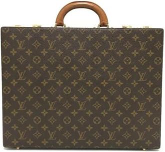 Louis Vuitton Pre-owned crusher Attach&eacute; Case - Dames - Vintage Tassen - Bruin - ONE Size - Vintage