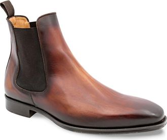 Mezlan Cervantes Plain Toe Chelsea Boot in Cognacrust at Nordstrom, Size 11