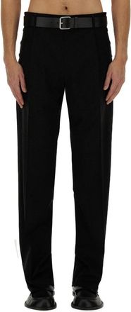 Moschino Regular Fit Black Wool Pants