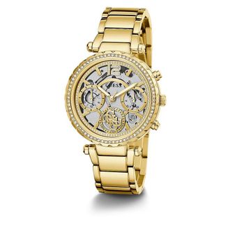 Guess Gold Stainless Steel Dress Womens Watch