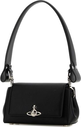 Vivienne Westwood Womens Hazel Shoulder Bag Black Polyurethane Polyester