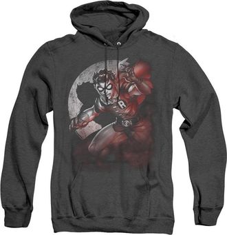 Gildan Batman Robin Spotlight Adult Heather Hoodie / Hooded Sweatshirt
