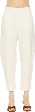 Alexia Admor Hollis Barrel Pants in Ivory at Nordstrom, Size 10 26