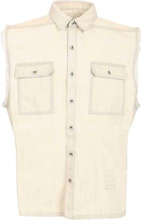 Rick Owens Uomo, Magliette, Beige, M, new