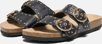 Only Womens ONLY MAXI-15 Polyurethane Womens Black Sandals - Size: 4