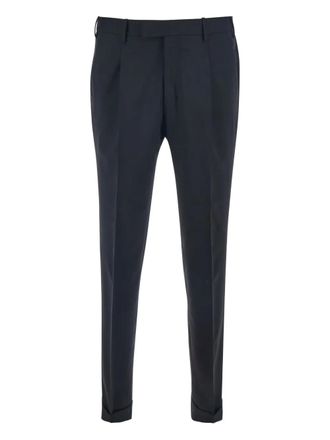 Pantaloni Torino turn-up hem trousers - Black
