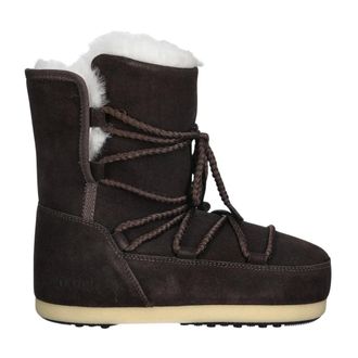 Moon Boot Botas EVX Suede Shearling - Shoes - Mujer - Marr&oacute;n - 37 EU