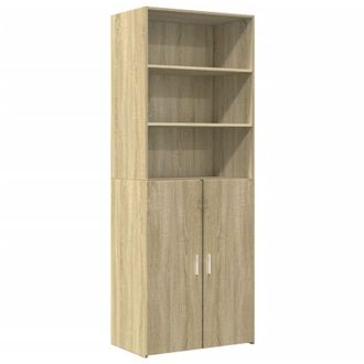 vidaXL Vidaxl - Aparador Alto Madera De Ingenier&iacute;a Roble Sonoma 70x42,5x185 Cm