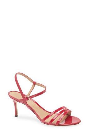 Ferragamo Patent Strappy Sandal in Red at Nordstrom Rack, Size 6