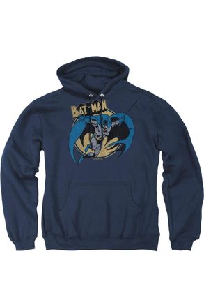Gildan Batman Through The Night Adult Pull Over Hoodie / Hooded Sweatshirt