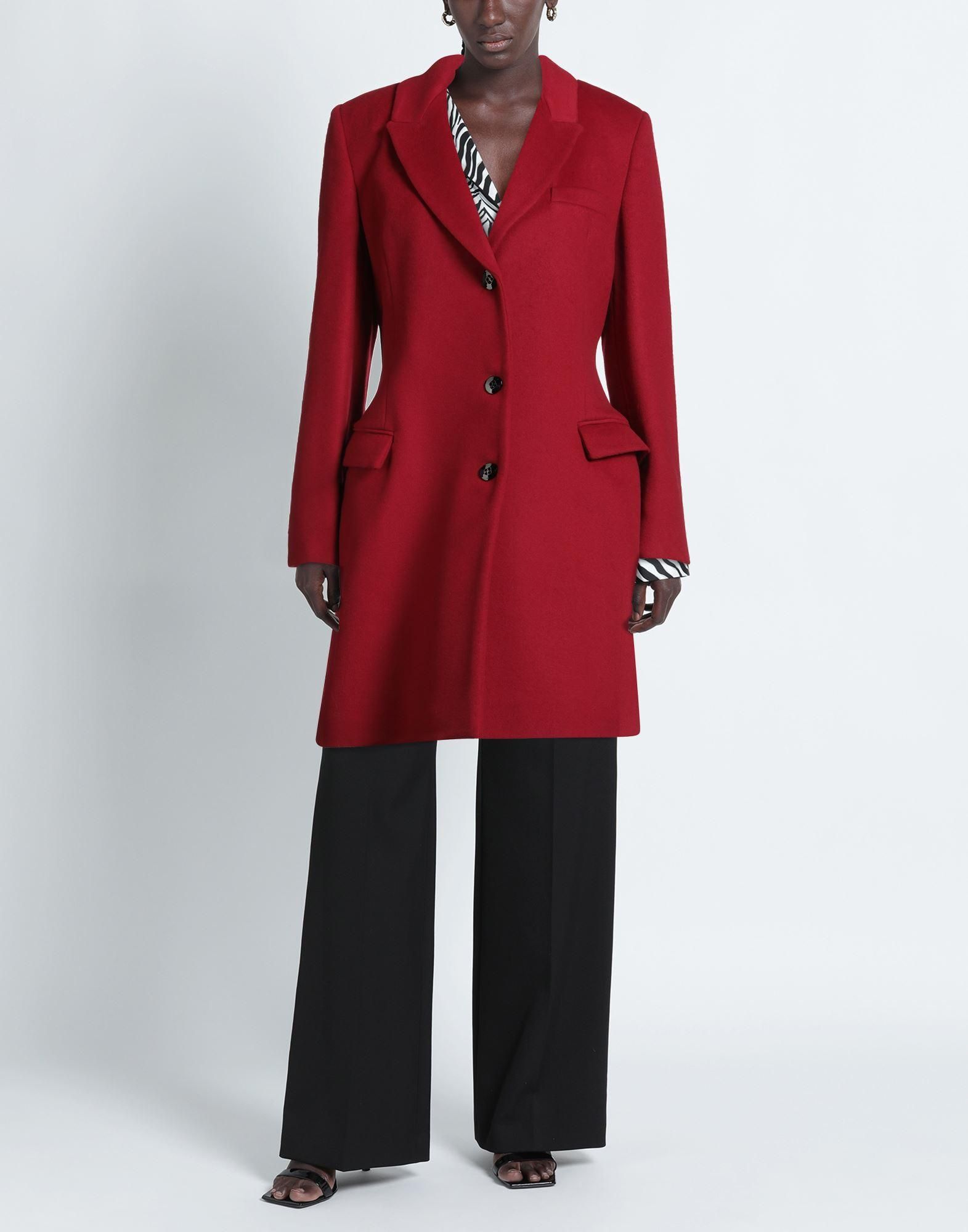 Allegra K Damen Winter Mantel Mid-Long Stehkragen Einreiher Mantel