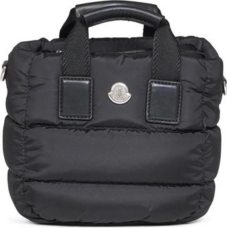 Moncler Micro Caradoc Cross Body Bag - Dames - Handtassen - Zwart - ONE Size - Katoen - Tassen