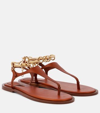 Zimmermann Wild leather thong sandals