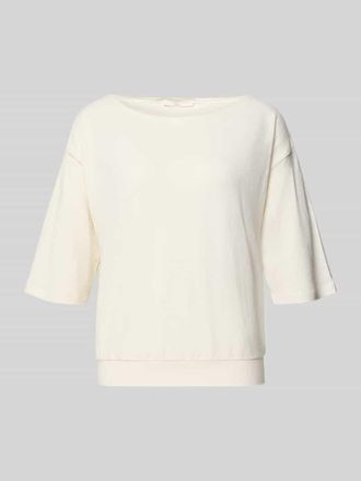 Lanius Lanius Relaxed Fit T-Shirt aus Hanf-Mix in Offwhite, Gr&ouml;&szlig;e 34