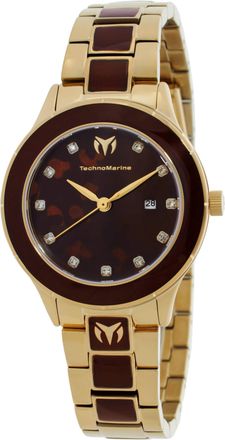 Technomarine Sea Quartz Brown Dial Ladies Watch TM-725058