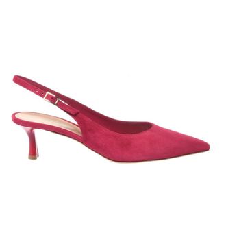 Baldinini Suede Slingback Pump - female - Baldinini - Pumps - Pink - 6 1/2 UK - Shoes
