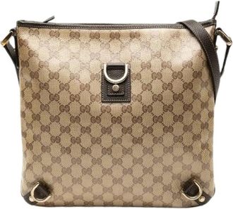 Gucci Pre-owned Cross Body Bags, female, Beige, Size: ONE SIZE Pre-owned Vintage Cross Body Bag