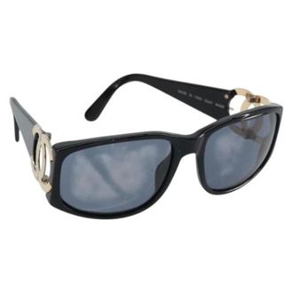 Chanel Pre-owned Accessories, female, Black, Size: ONE SIZE Pre-owned Plastic Sunglasses