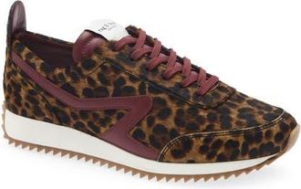 Rag & Bone Retro Runner Sneaker in Leopard Hair Calf at Nordstrom, Size 37.5