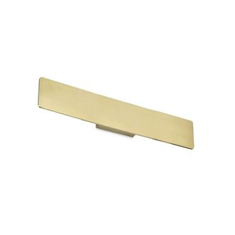 Netlighting Zig Zag Integrated Led Wall Lamp Brass 53cm 3000K in White