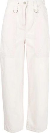 Iro Casual Rechte Roze Jeans - Dames - Regular Fit Jeans - Roze - M - Katoen - Jeans