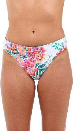 La Blanca Riviera Reversible Hipster Bikini Bottoms in White at Nordstrom Rack, Size 10