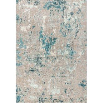 Jonathan Y Designs Contemporary POP Modern Abstract Vintage Faded Area Rug in Blue/gray at Nordstrom, Size 4Ft 0In X 6Ft 0In