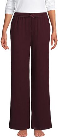 Lands End Pointelle Sleep Pants in Lush Burgundy at Nordstrom, Size Xx-Small