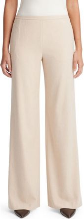 Vince Brushed Flannel Wide Leg Pants in Oat Milk at Nordstrom Rack, Size X-Small