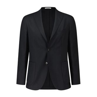 Boglioli Blazers, male, Black, Size: L Classic Wool Blazer