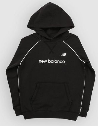 New Balance Linear Team Graphic Ft Kids Hoodie zwart