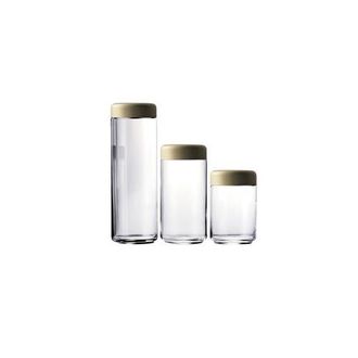 Mepra Atmosfera Food Container - Urano - 3 Pieces in Materic Champagne at Nordstrom