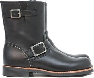 Red Wing Shoes Korte Engineer Boots - Heren - Enkellaarsjes - Zwart - 39 1/3 EU - Schoenen