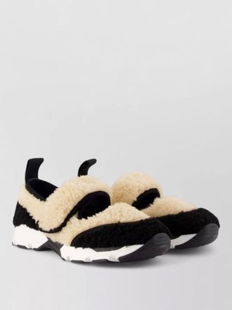 Marni shearling sneakers synthetic upper rubber sole