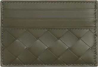 Bottega Veneta Mens Intrecciato Leather Card Case