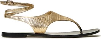 Twin-Set Sandali con cinturino alla caviglia - Oro