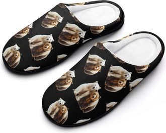 Generic Bears Cotton Slippers for Women Indoor Outdoor Slipper Slip-On Memory Foam Home Shoes