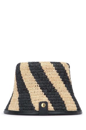 Jacquemus Womens Le Bob Soli Naturalblack Cappelli Hat